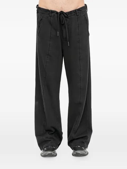 Andrea Ya'aqov drawstring wide-leg trousers Black 26MGOW11