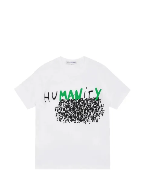 Comme Des Garçons Shirt crewneck graphic T-shirt White FQT030