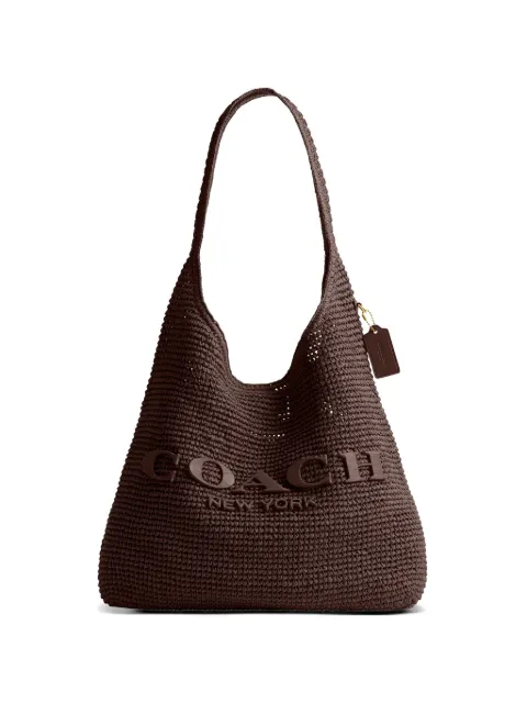 Coach 39 Brooklyn logo tote bag Brown CDU76
