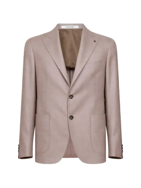Tagliatore two-button peak lapel blazer Neutrals 1SMC26KPE440062T3226