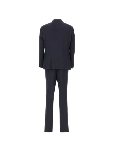 Manuel Ritz pin flap pockets suit Blue 4032AW330426000289