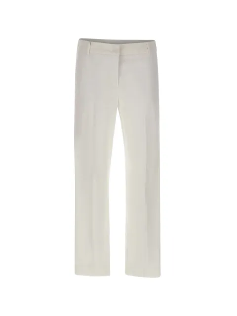 Marella belt loops crease trousers White 2613131152200001