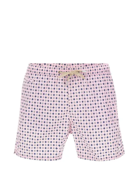 MC2 Saint Barth drawstring geometric print swim shorts Pink LIG001600166L