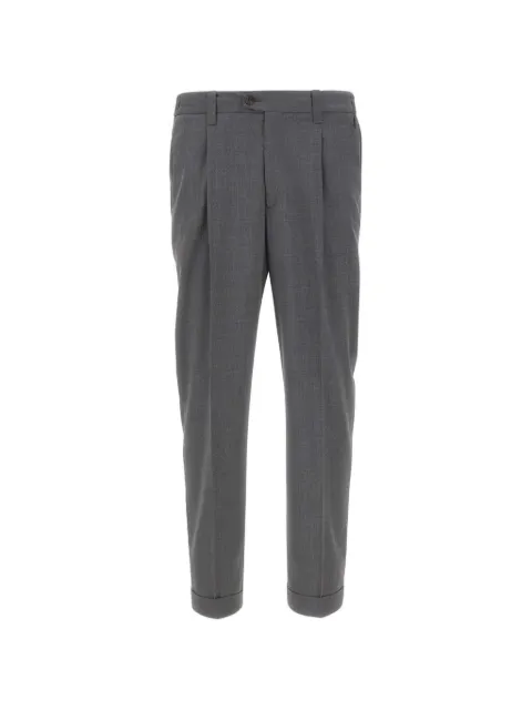 DEVORE pleats cuffed trousers Grey DVR47CW20070205