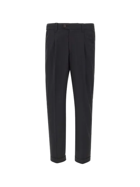 DEVORE pleated cuffed trousers Grey DVR47CW20070001
