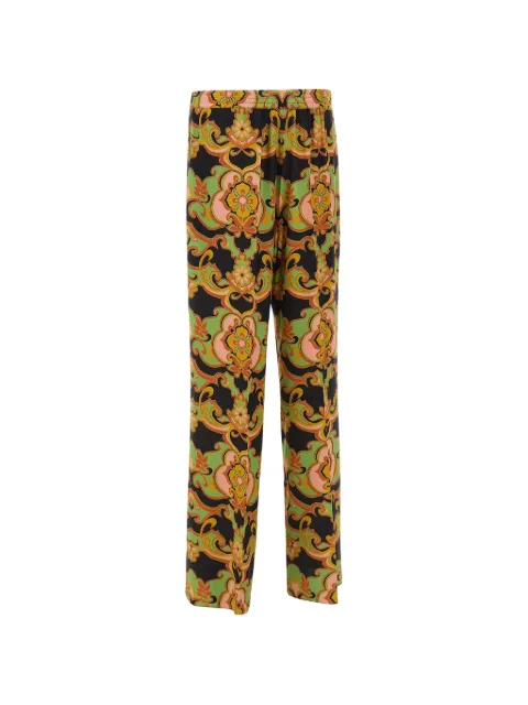 ETRO floral palazzo pants Black WREA0014AKI44X0812