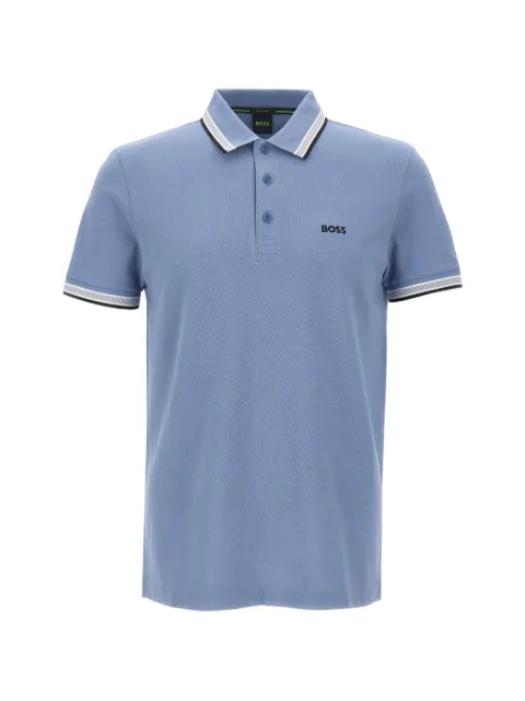 BOSS Paddy polo shirt in cotton piqué Blue 50469055