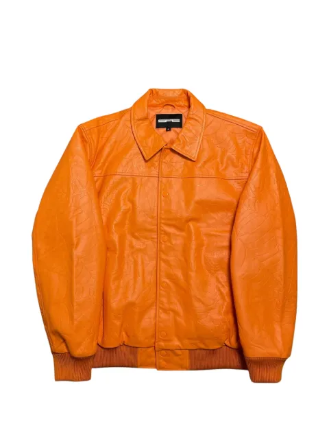 SP5DER logo-detail jacket Orange SP5DER375