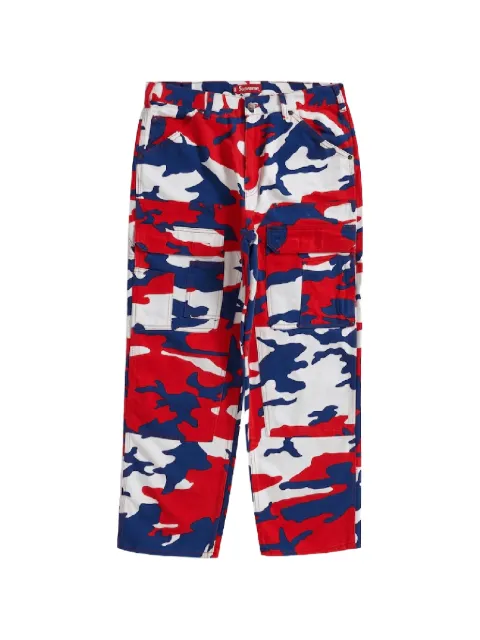 Supreme double-knee utility jeans Red SU27123