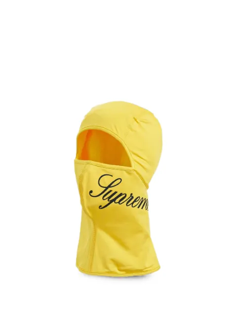 Supreme Script lightweight balaclava Yellow SU27125