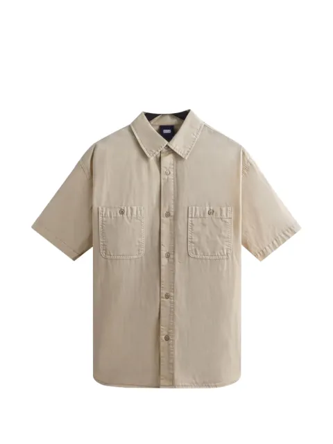 KITH Apollo short-sleeve cotton shirt Neutrals KITH230
