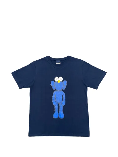 KAWS BFF Plastic graphic-print T-shirt Blue KAWS202466