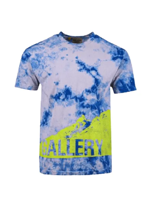 GALLERY DEPT. tie-dye logo-print T-shirt Blue GD066