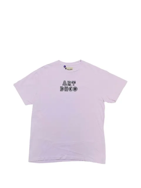 GALLERY DEPT. Art Deco logo-print T-shirt Purple GD060