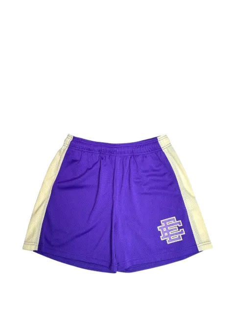 ERIC EMANUEL logo-print shorts Purple EE281