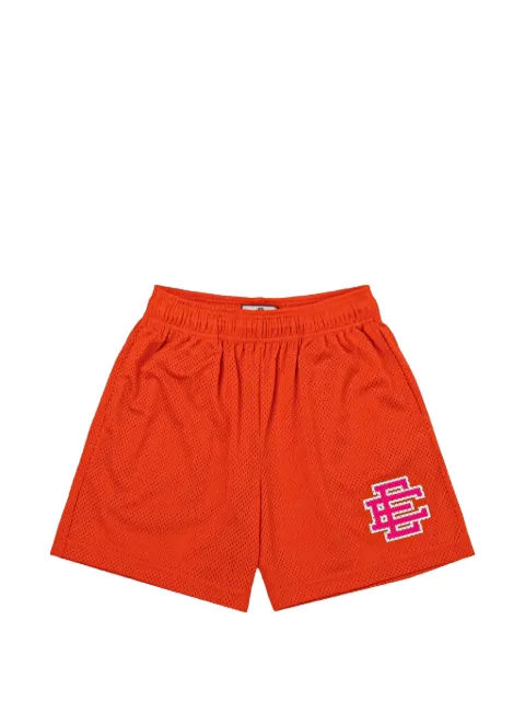 ERIC EMANUEL EE Basic logo-print shorts Orange EE282
