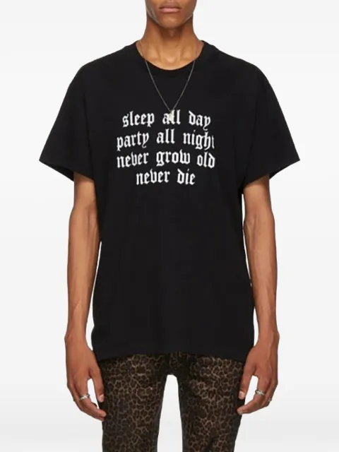 AMIRI Sleep All Day T-shirt Black 182886M213