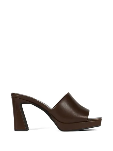 Jeffrey Campbell Dress-Code platform sandals Brown DRESSCODEDARKBROWNPATENT