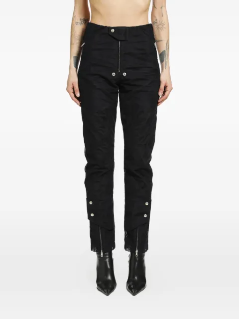 Rick Owens zip trousers Black RO01F6389TU