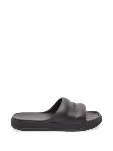 Moncler Altive embossed logo slides Black L109A4N00010M8260