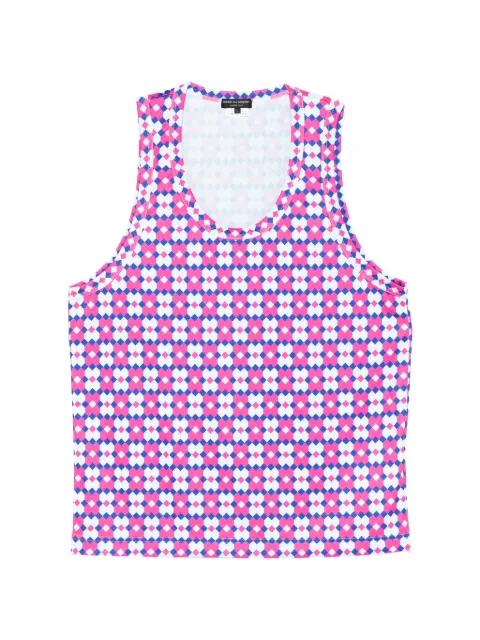 Comme des Garçons Homme Plus patterned vest Pink PQT005