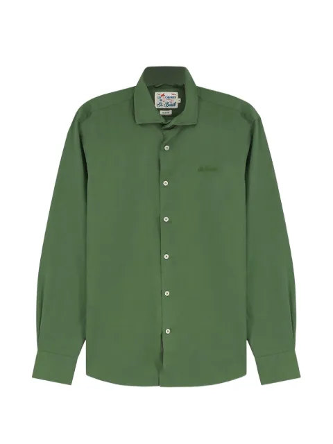 MC2 Saint Barth Ice embroidered shirt Green LCM0001