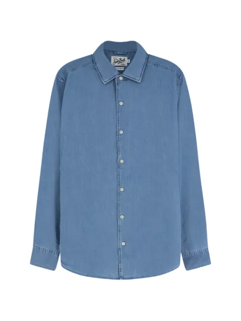 MC2 Saint Barth Raphael chambray long-sleeve shirt Blue RPH0001