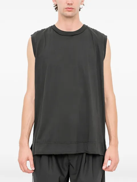 Andrea Ya'aqov sleveless panelled T-shirt Grey 26MOPW20COTTON