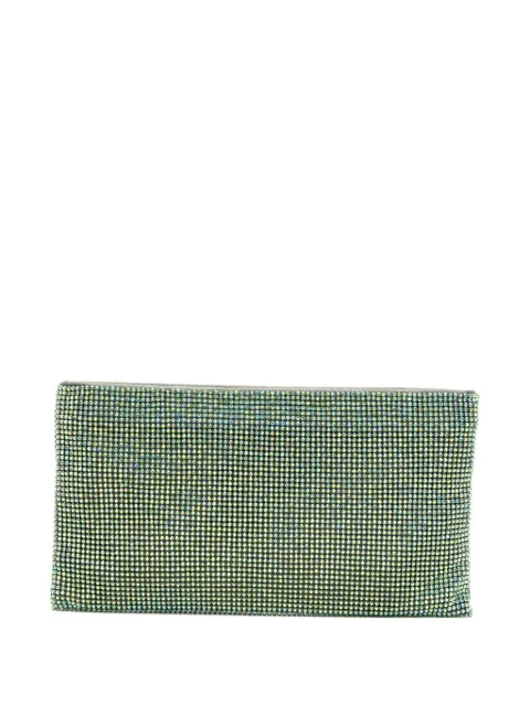 Benedetta Bruzziches crystal-embellished shoulder bag Green 0015170