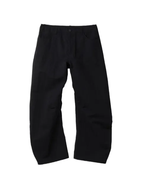 COOR belt-loop buttoned trousers Black CXG2PT01KBLK