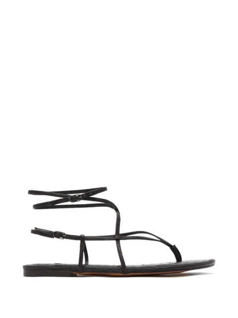 Sam Edelman croc-effect strappy sandals Brown J9406L2