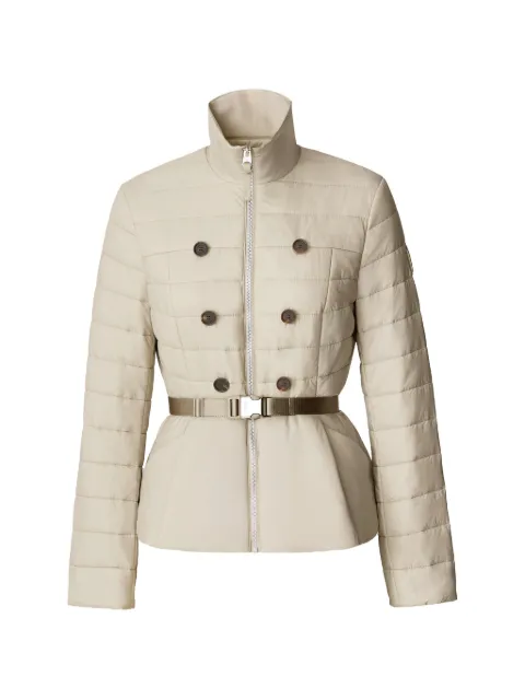 Mackage Serafina belted quilted jacket Neutrals P003909SERAFINA