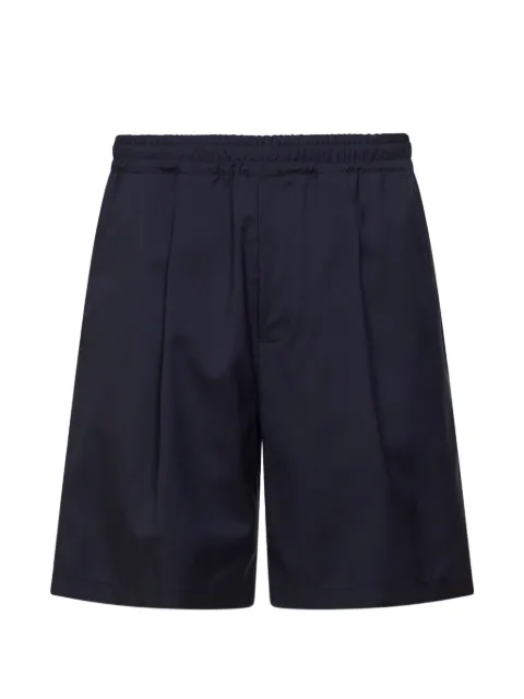 D4.0 elasticated pleat shorts Blue D1PSS260008E044