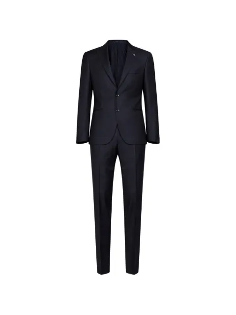 Tagliatore peak-lapels two-button suit Blue 2FBR26A01070001