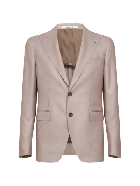 Tagliatore peaked-lapel two-button blazer Neutrals 1SVS26BPE440062