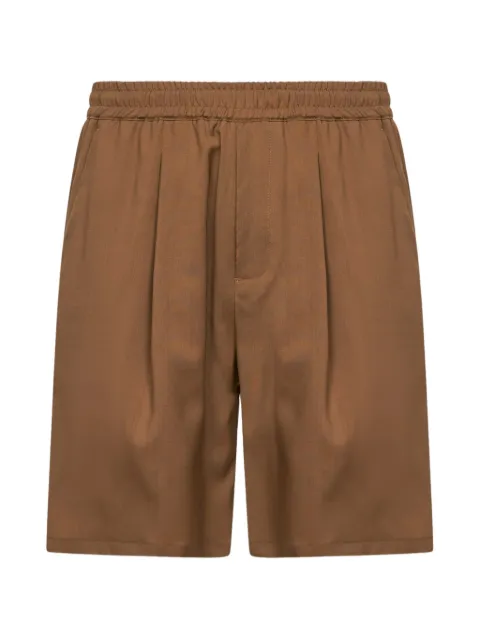 D4.0 pleated shorts Brown D1PSS260008M096