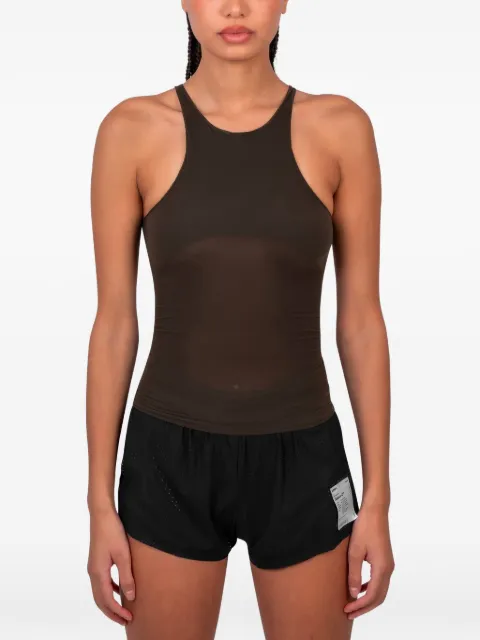 ROA racer-back stretch top Brown YBWW036YA10BRW0003