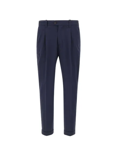 DEVORE pleated trousers Blue DVR47CM60560325
