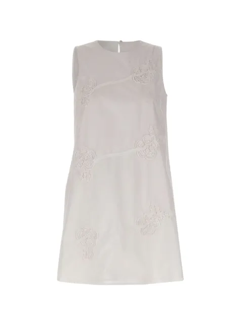 Marella floral-embroidered mini dress White 2613221302200001