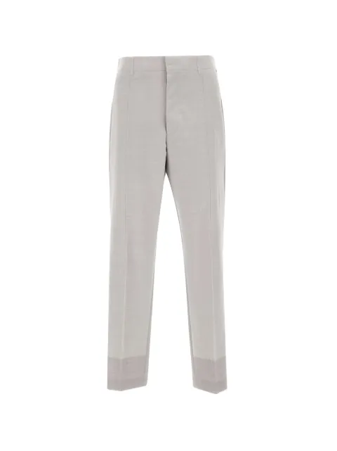 MM6 Maison Margiela hidden placket tailored trousers Grey SH2KA0062M35733856M