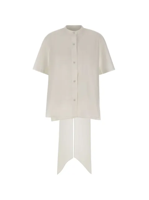 The Garment mandarin collar bands shirt White 22375000