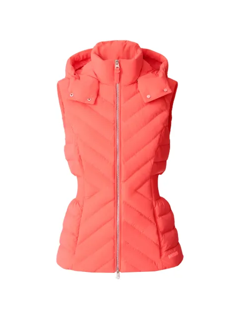 Mackage Hoshi hooded quilted gilet Orange P003329HOSHI