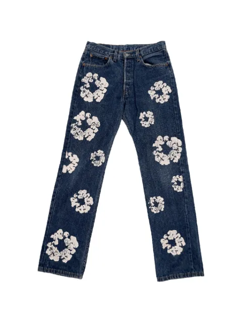 Denim Tears cotton straight-leg jeans Blue DT521