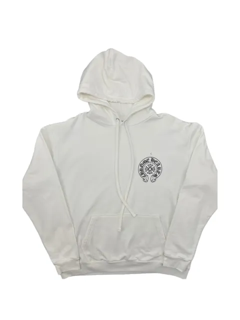 Chrome Hearts Miami Horseshoe Logo hoodie White CHRM0931