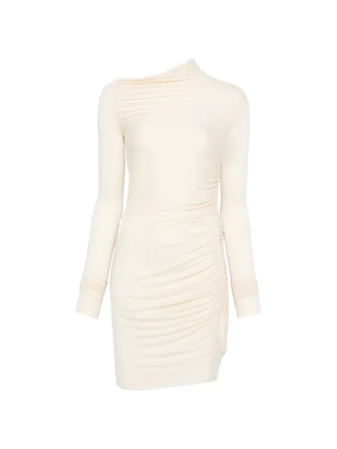Rick Owens Lilies draped mini dress Neutrals LI01F7564RV