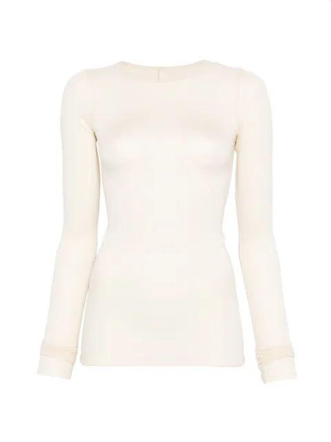 Rick Owens Lilies long-sleeve T-shirt Neutrals LI01F7202RV