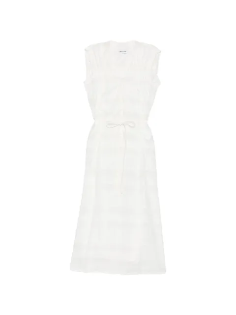 Low Classic tie-waist midi dress White LW265DR03