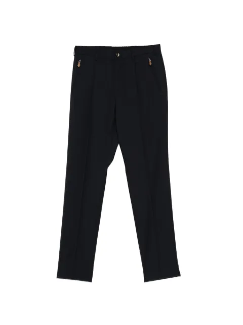 PT Torino zip tailored trousers Blue COHSBRZE0CL1