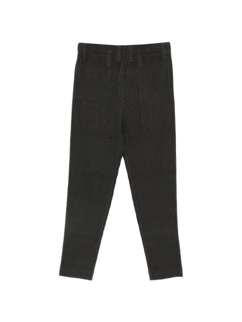 Homme Plissé Issey Miyake pleated trousers Green HP58FF177