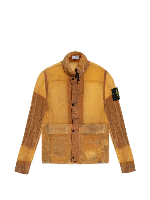 Stone Island button flap pocket jacket Orange L1S154100115S00E8